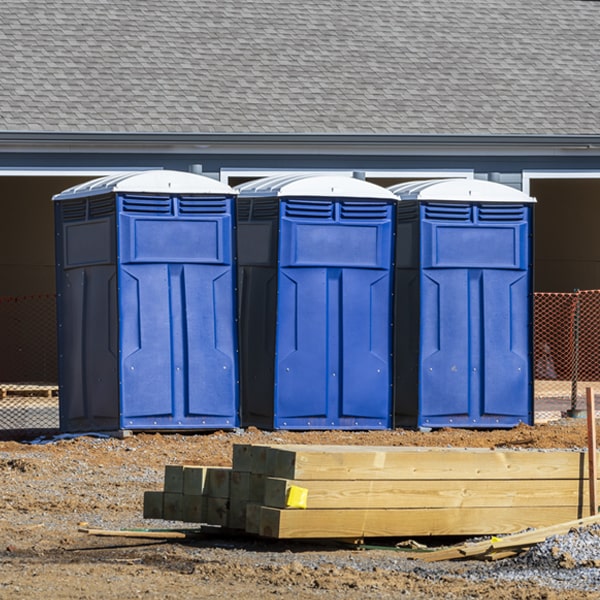 what is the expected delivery and pickup timeframe for the portable toilets in Paoli